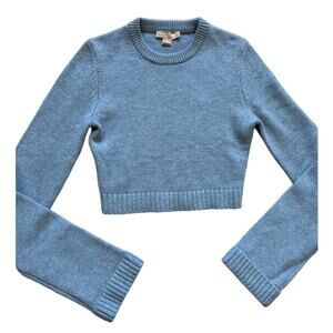 Michael Kors Collection Cashmere Crop Top Sweater